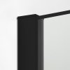 NEW TRENDY Kabina prysznicowa WALK-IN NEW MODUS BLACK 140x30x200 EXK-0270/EXK-0256
